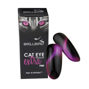 HEMA Free CAT EYE EXTRA pink - pink színű macskaszem GÉL LAKK 4ml